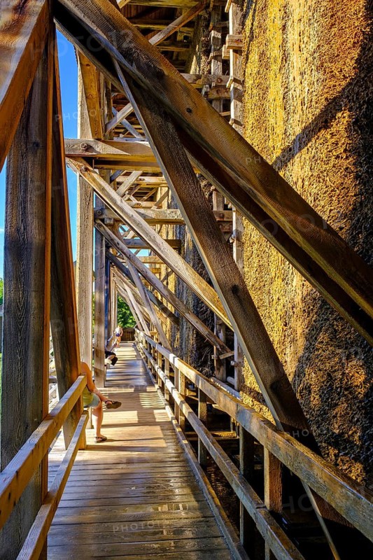 Graduation tower, graduation building, salt works, Steinhof, lower salt works, Bad Kissingen, Rhön, Lower Franconia, Franconia, Bavaria, Germany