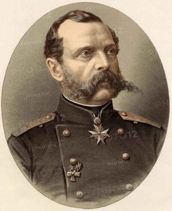 Alexander II of Russia, 1818-1881, Tsar of Russia, Historical, digitally restored reproduction from a 19th century original, Record date not stated