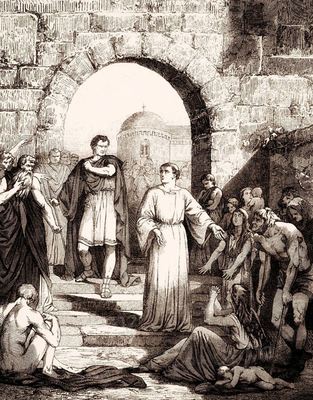 Saint Lawrence of Rome or Laurence, a deacon of the city of Rome under Pope St Sixtus II