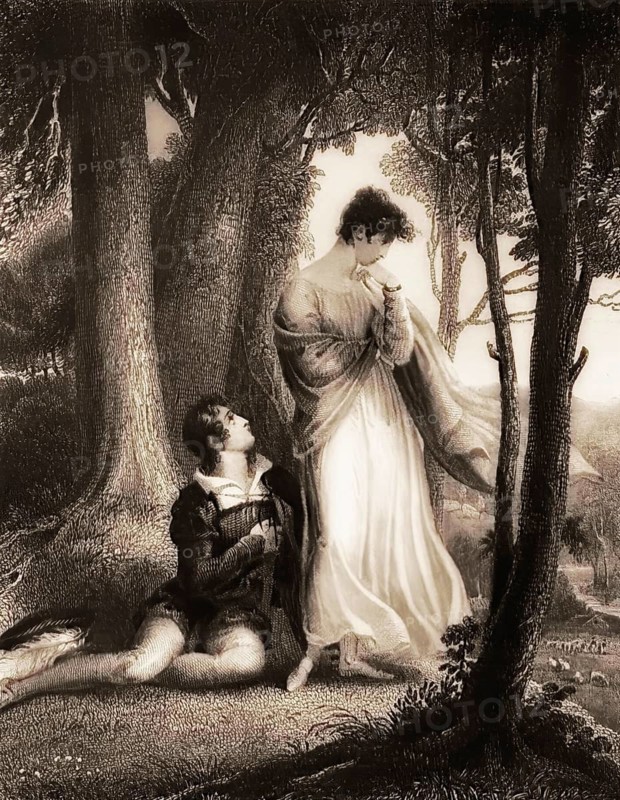 Love Affair of Lord Byron, George Gordon Noel Byron, 6th Baron Byron of Rochdale, 1788, 1824, British poet