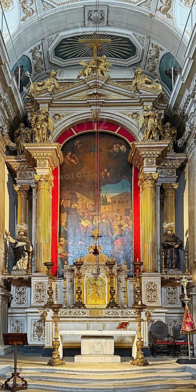 Altar, Order of Terceira de Sao Francisco, House of the Third Order of the Franciscans, Baroque building by architect Niccoló Nasoni, Porto, Portugal