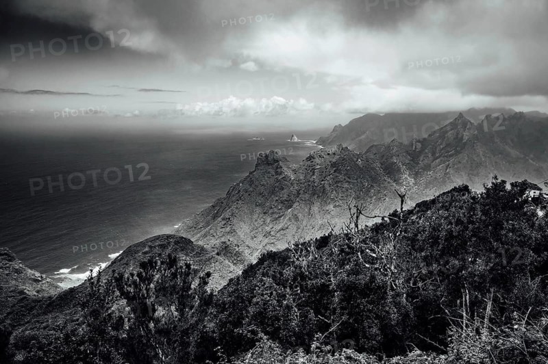 Anaga mountains aerial view, Tenerife