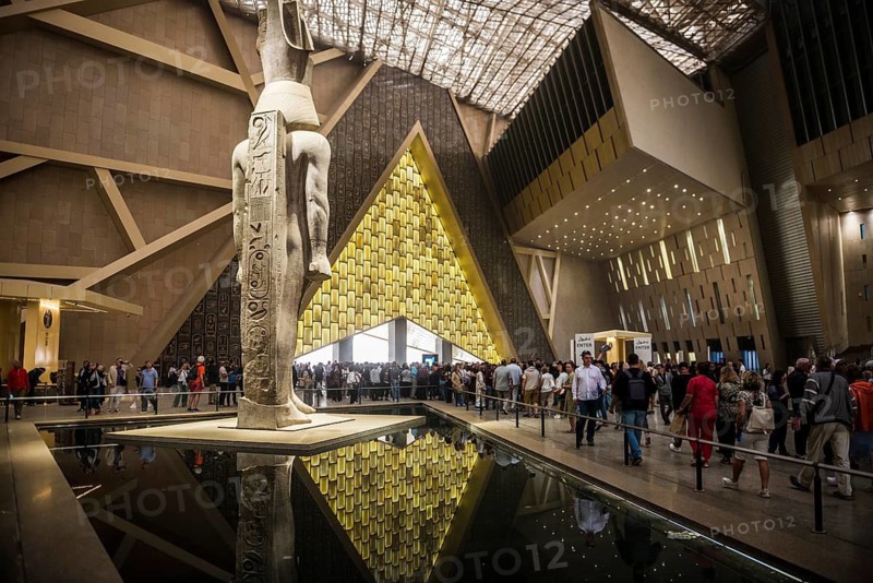 Entrance Hall, Grand Egyptian Museum, GEM, Giza, Cairo, Egypt