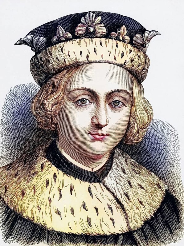 Edward V (1470-1483), King of England 1483, son of Edward V and one of the princes in the Tower, With his younger brother he was imprisoned by his uncle, Richard Duke of Gloucester (Richard III), in the Tower of London, where he died, probably murdered, A member of the Yorkist dynasty, Historical, digitally restored reproduction from a 19th century original, Record date not stated