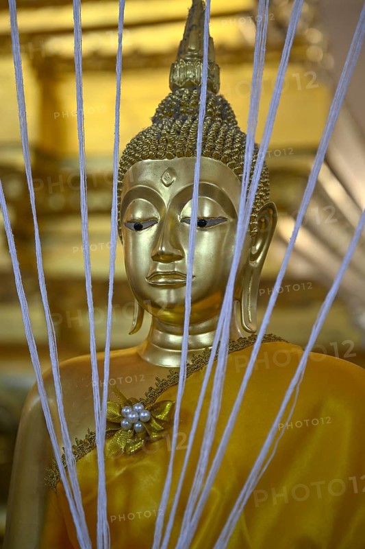 Buddha statue, Wat Phra Si Sanphet, Buddhist temple, Ayutthaya, Ayutthaya province, Thailand