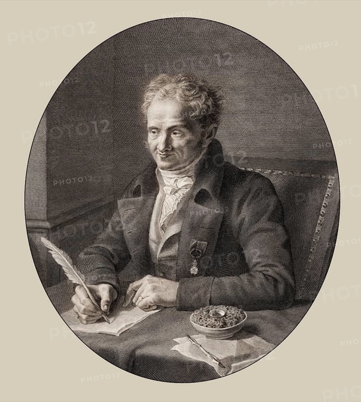 Dominique Vivant, Baron Denon, 1747 – 1825, French artist, writer, diplomat, author and archaeologist, digitally edited