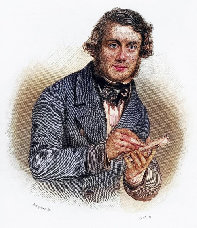 Alfred Crowquill, pseudonym of Alfred Henry Forrester (1804-1872) English writer and illustrator who contributed to the first editions of Punch, Historical, digitally restored reproduction from a 19th century original, Record date not stated