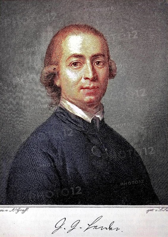 Johann Gottfried Seume, 29 January 1763 - 13 June 1810, was a German writer and poet, digital reproduction of an original from the 19th century