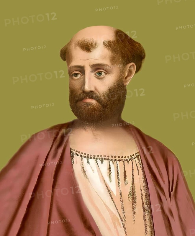 Pope Alexander I, Alessandro I, Bishop of Rome from c. 107 to his death c. 115, digitally edited