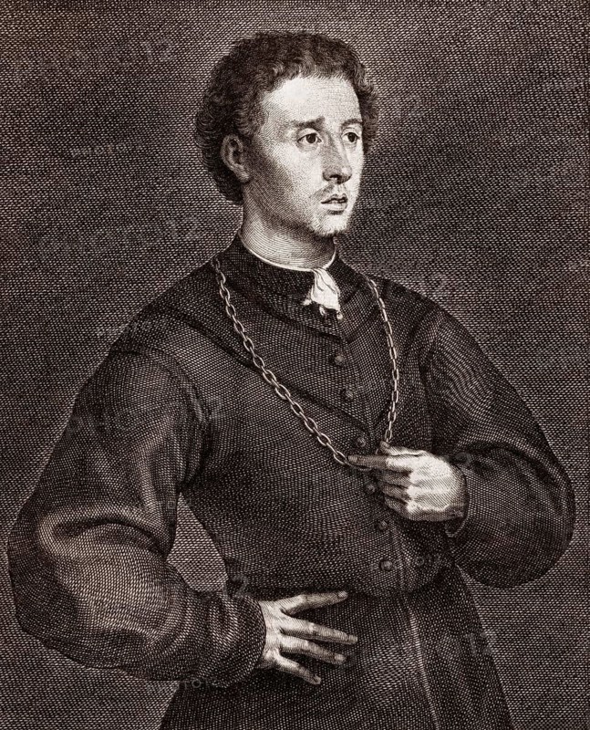 Pietro Aretino, 1492 – 1556, an Italian author