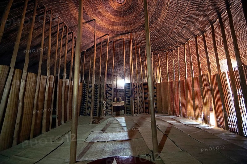 Royal Palace, interior view, Nyanza, Rwanda