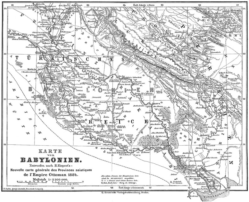 Map of the Babylonian Empire