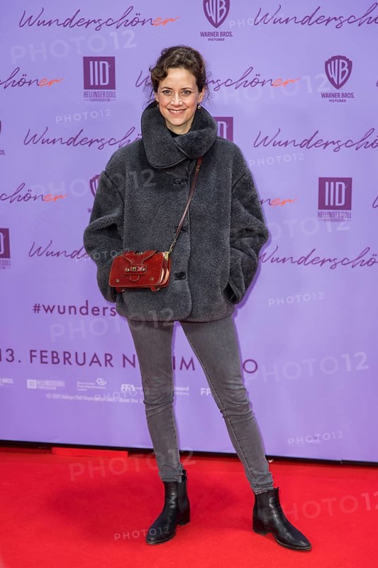 Anja Knauer at the premiere of the film Wunderschöner at Berlin's Zoo Palast on 04.02.2025