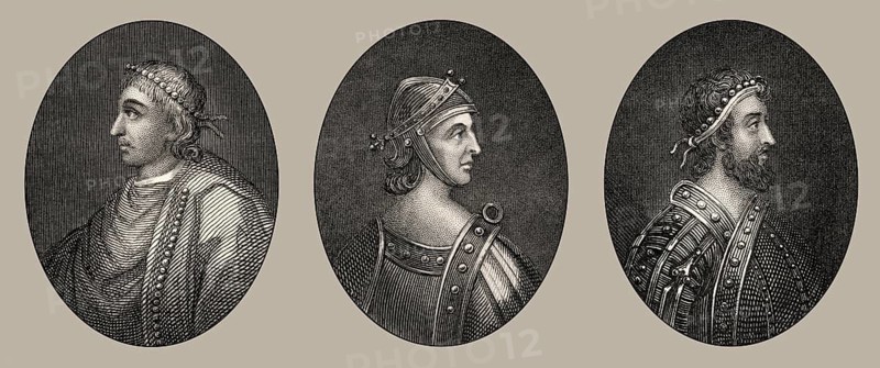 Könige von England, Knut der Große, Harold I., Harthacnut, 10. und 11. Jahrhundert, Haus Dänemark