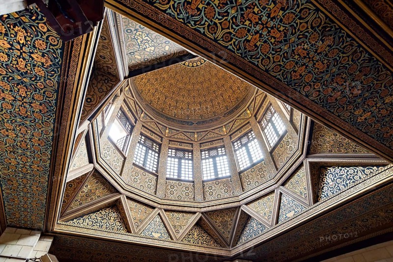 Cairo, Egypt. November 28th 2022 Egyptian Nilometer used to measure rise and fall of River Nile, Monastirli Palace, Roda Island, Cairo, Egypt. Prediction of the Nile inundation was impotent for agriculture in ancient Egypt
