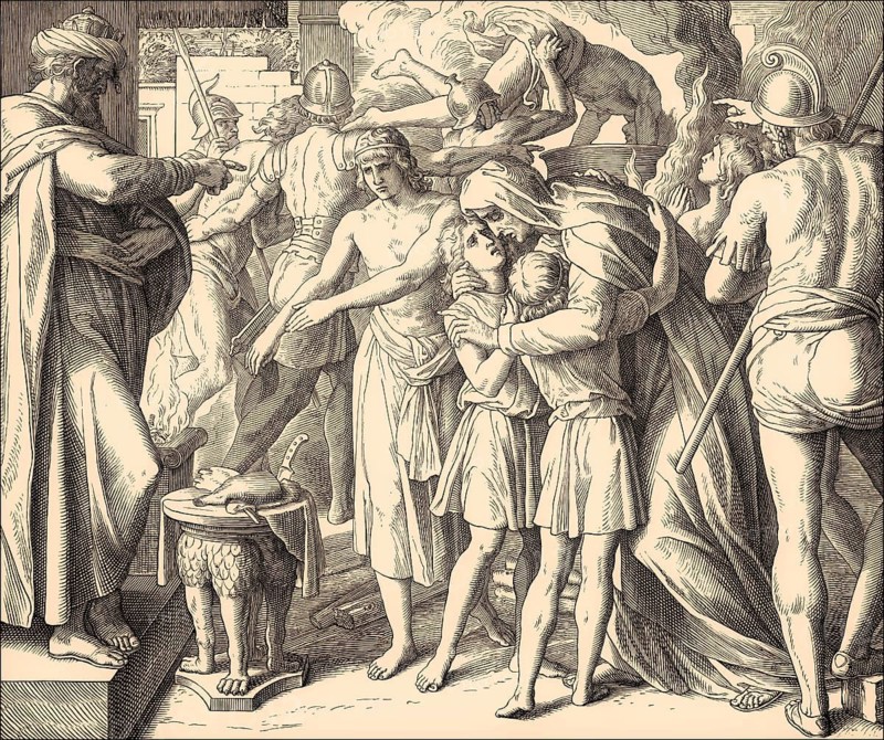 Martyrs, Books of Maccabees, Old Testament, by Julius Schnorr von Carolsfeld