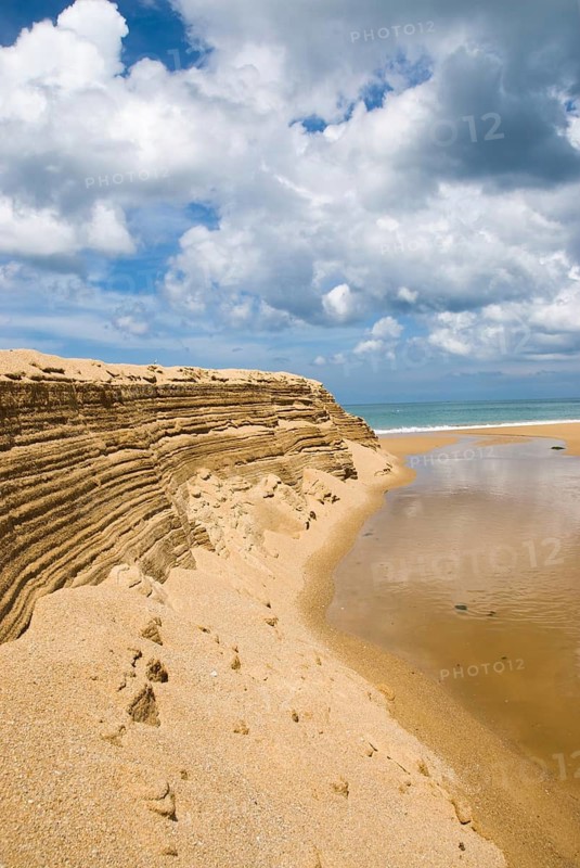 Mai Khao Beach in the north of the Thai holiday island Phuket, Thailand, Siam, Asia, Southeast Asia, beach, sandy beach, island, holiday paradise, blue sky
