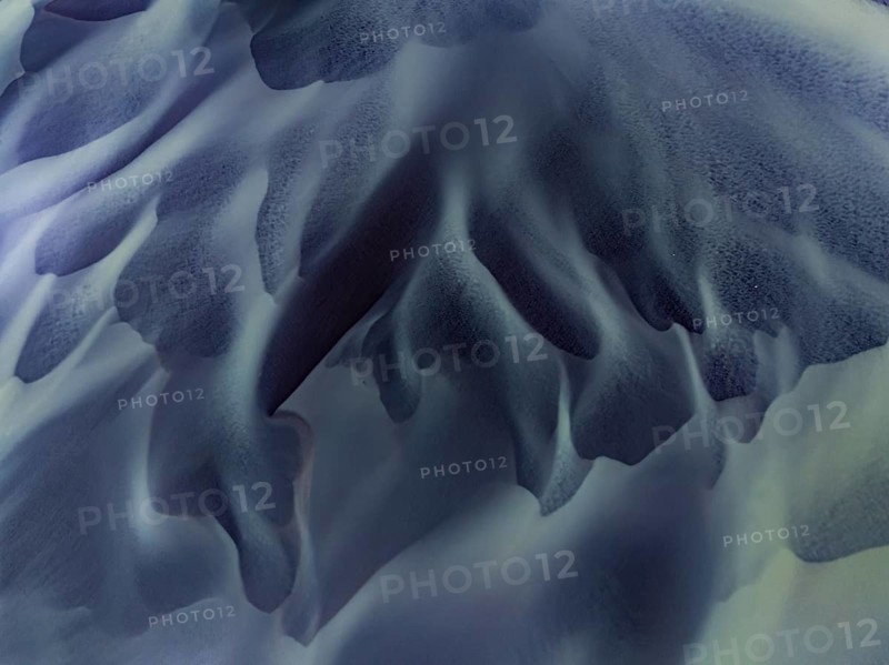 River, river course, river delta, aerial view, sediments, structures, South Iceland, Iceland