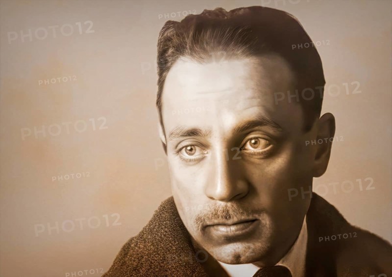 Portrait of Rainer Maria Rilke, 1875 – 1926, Austrian poet and novelist, digitally edited