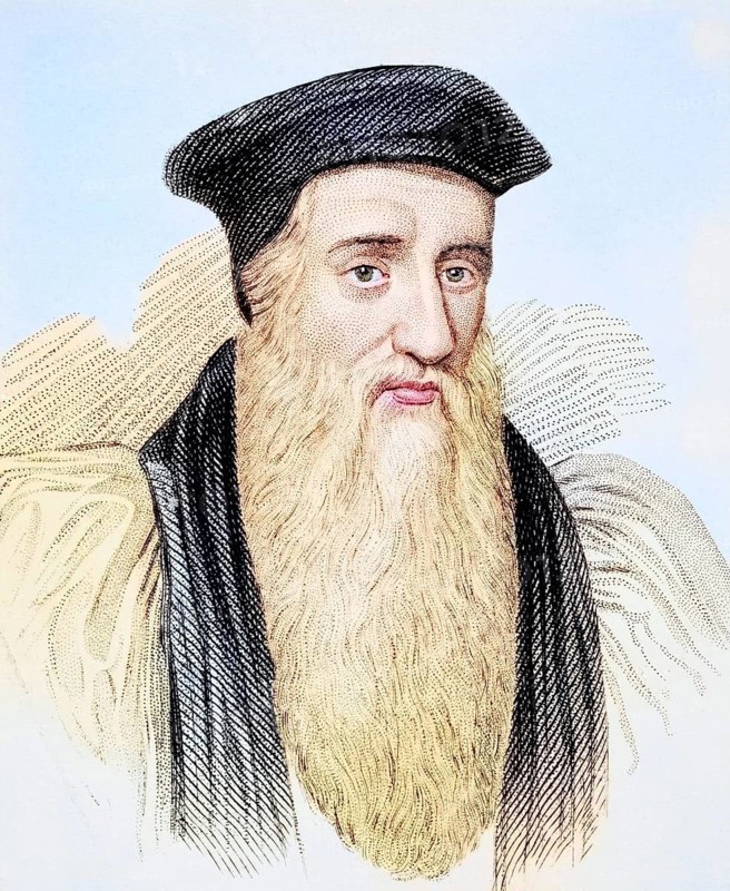Thomas Cranmer, 1489-1556, First Protestant Archbishop of Canterbury 1533-56, Illustration from Old England's Worthies, published around 1880, Historical, digitally restored reproduction from a 19th century original, Record date not stated