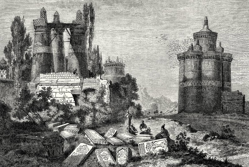 Dovecote in Isfahan, Iran, 19th Century