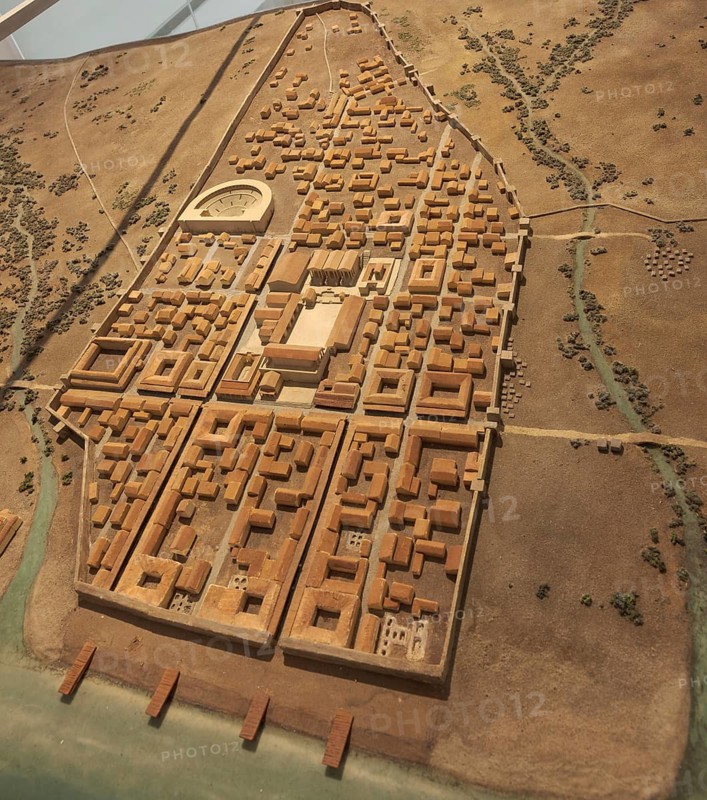 Model of Baelo Claudia, Archaeological Museum, Cádiz, Spain