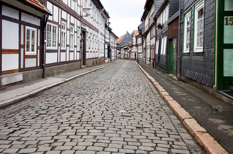 Half-timbered houses in the historic town centre, Goslar, Harz, Lower Saxony, Germany, Europe, Fachwerkhäuser der Altstadt, Goslar, Harz, Niedersachsen, Deutschland, Europa