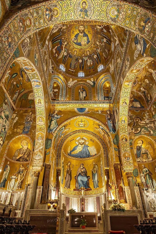Palatine Chapel, Cappella Palatina, Palermo, Sicily, Italy