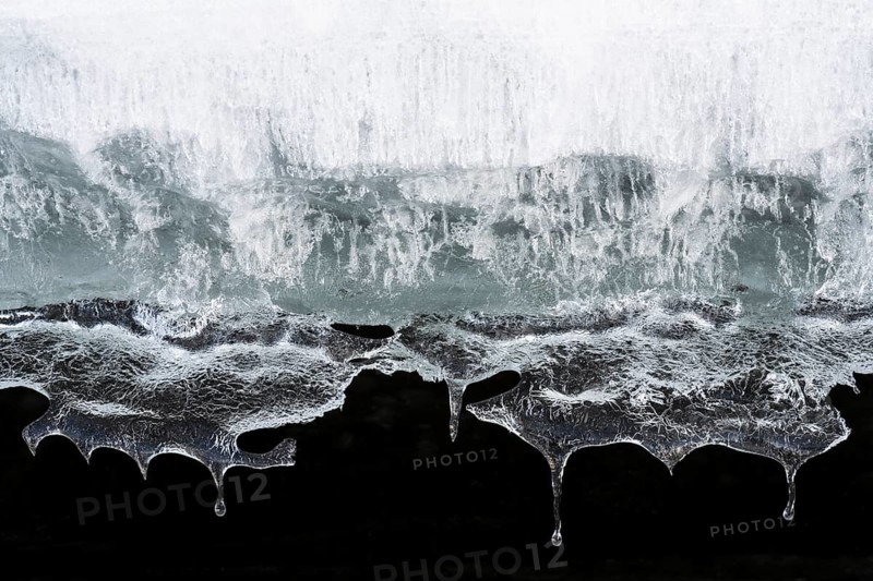 Ice structures, Storsjön, Östersund, Jämtland, Sweden, March 2022