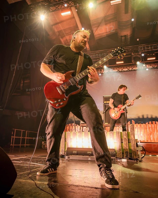 Johannes Madsen, guitarist of Madsen live on Heute Nacht! 20th anniversary album debut tour in Berlin's Columbiahalle on 12/04/2025