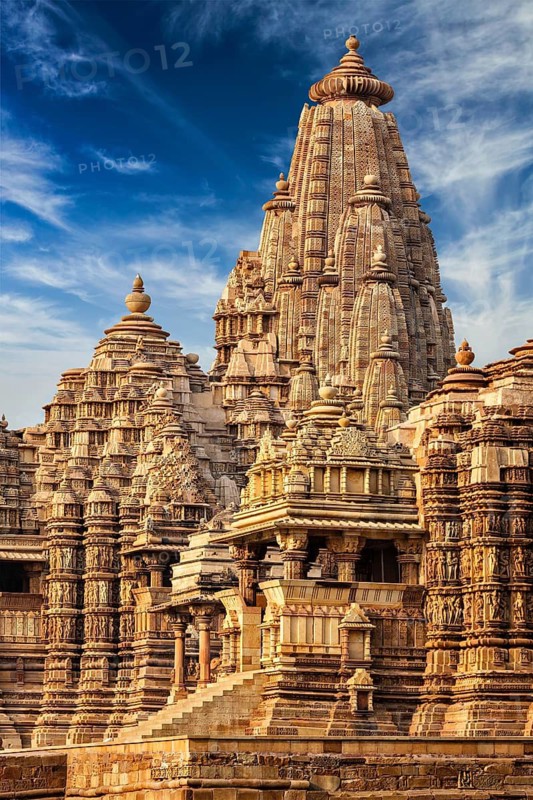Kandariya Mahadev Temple, Khajuraho, India. Unesco World Heritage Site