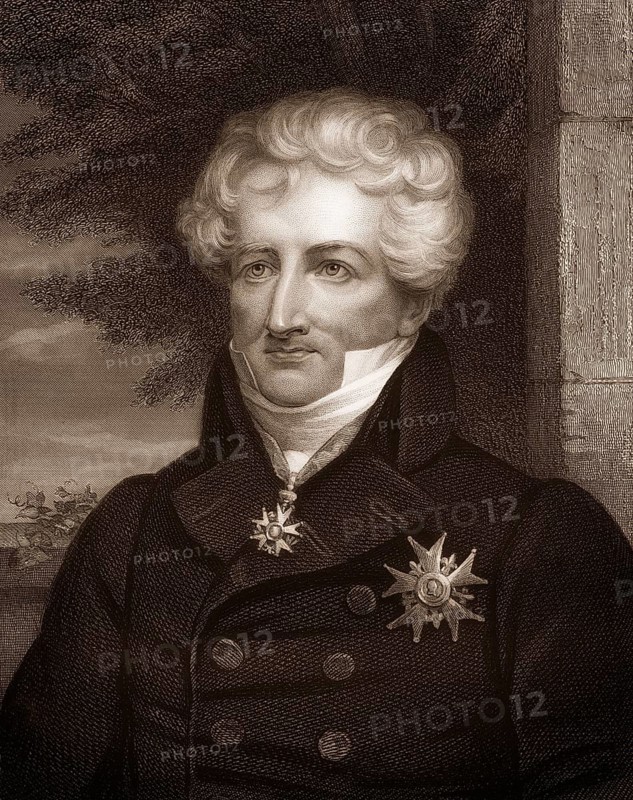 Steel engraving, c. 1860, Georges Cuvier or Jean Léopold Nicolas Frédéric Cuvier, 1769-1832, a French naturalist and zoologist, Georges Léopold Chrétien Frédéric Dagobert, Baron de Cuvier oder Jean-Léopold-Nicholas Frédéric Cuvier, 1769-1832, ein französischer Naturforscher