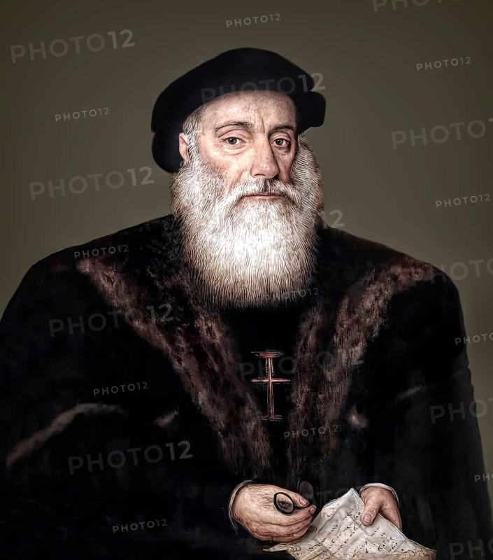 Vasco da Gama, c. 1460s – 1524, Portuguese explorer, digitally edited