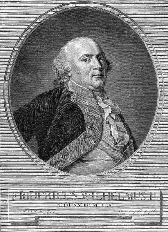 Frederick William II, Friedrich Wilhelm II., 1744-1797, King of Prussia
