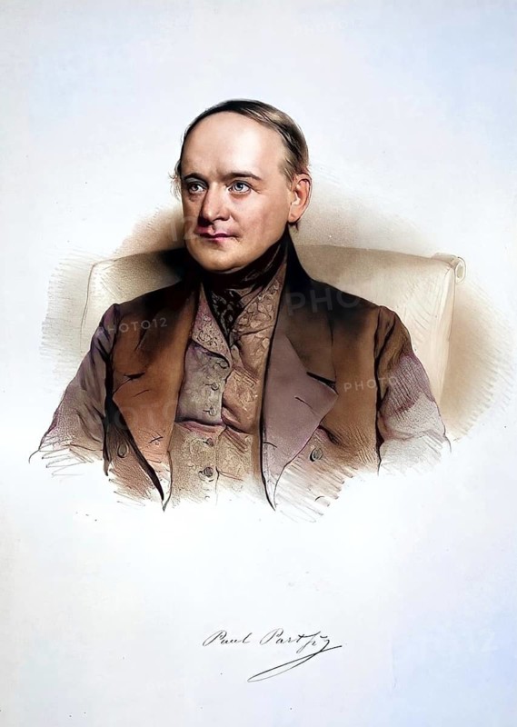 Paul Maria Joseph Partsch (born 11 June 1791 in Vienna, died 3 October 1856 in Vienna) was an Austrian geologist and mineralogist, when he was a member of the Academy of Sciences, Historical, digitally restored reproduction from a 19th century original, Record date not stated