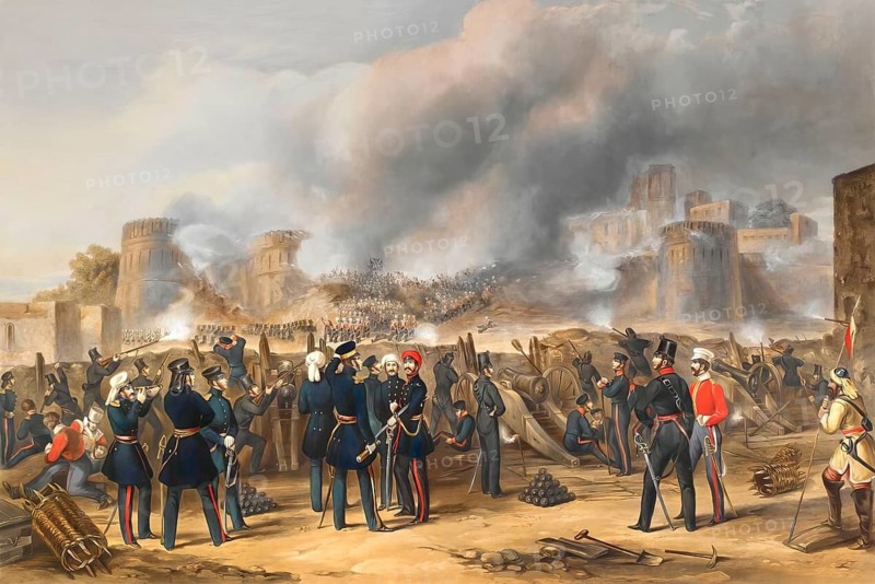 The Storming of Mooltan, Second Anglo-Sikh War, 2nd Jan 1849
