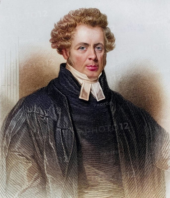 Andrew Thomson (1779-1831) Scottish Presbyterian clergyman and popular preacher in Edinburgh, engraving from A Biographical Dictionary of Eminent Scotsmen by Rev. Thomas Thomson (Glasgow, Edinburgh and London, 1870), Historical, digitally restored reproduction from a 19th century original, Record date not stated