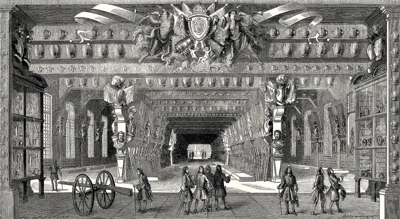 Weapons collection of Louis XIV at the Bastille, Paris, Museum of Artillery