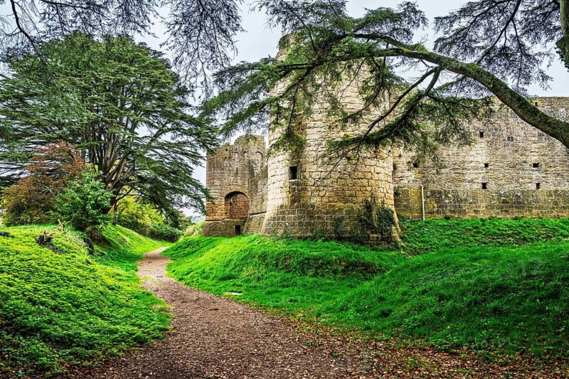 Caldicot Castle, Caldicot, Monmouthshire, Wales, UK