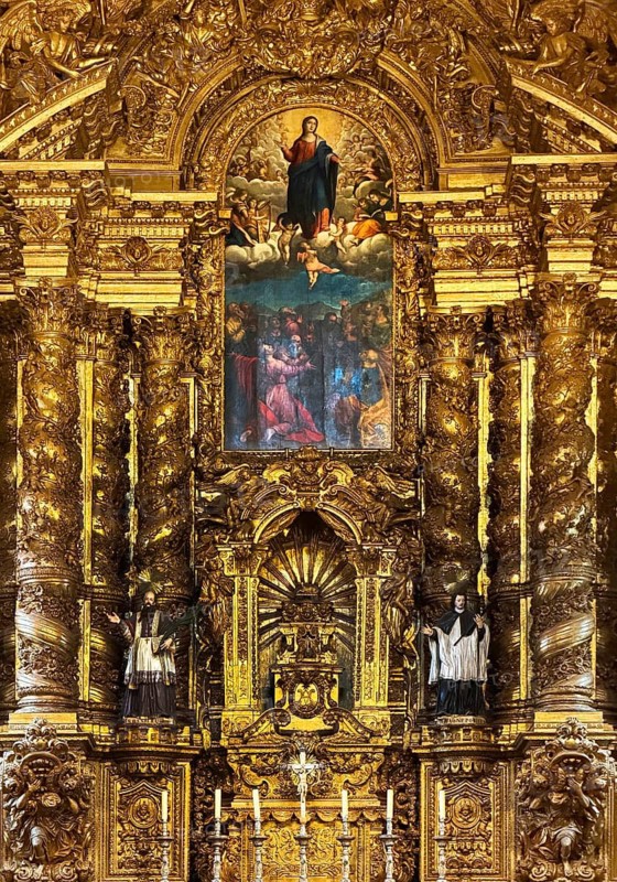 Porto Cathedral, view of the altar, Sé do Porto, UNESCO World Heritage Site, Porto, Portugal