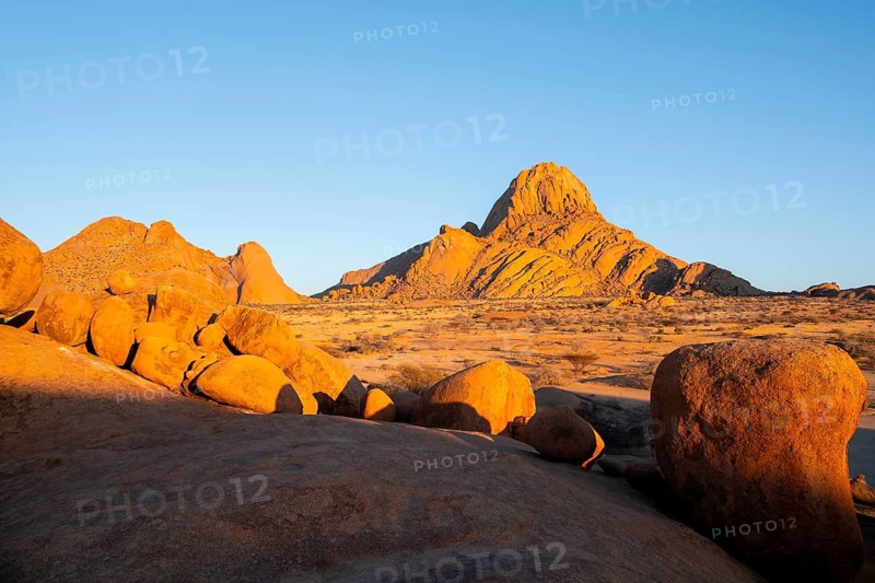 Morning, Pontok Mountains, Große Spitzkoppe, Spitzkoppe, Große Spitzkuppe Nature Reserve, Namibia