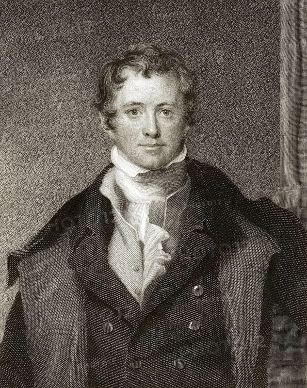 Sir Humphry Davy, 1st Baronet, 1778 - 1829, a Cornish chemist and inventor