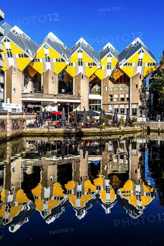 Cube houses from 1984, architect Piet Blom, Rotterdam, the Netherlands