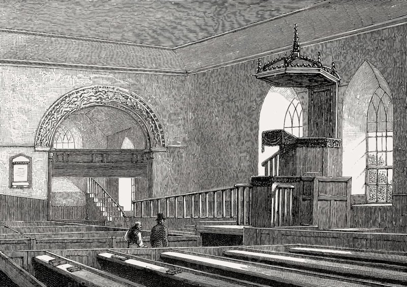 Duddingston Kirk, Duddingston Village, Edinburgh, Scotland, 19th century