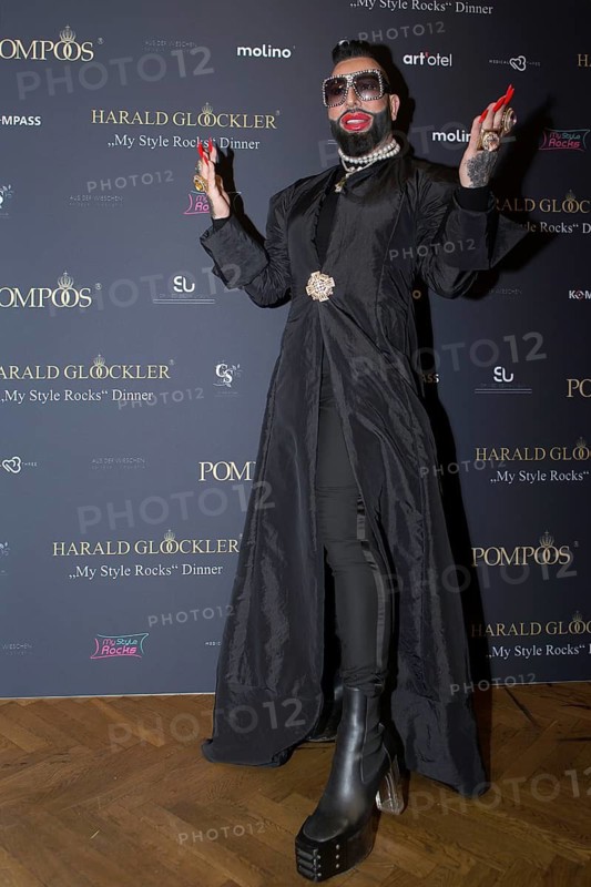 Harald Glööckler at the Harald Glööckler My Style Rocks Dinner at the Ermelerhaus in Berlin on 29 January 2025
