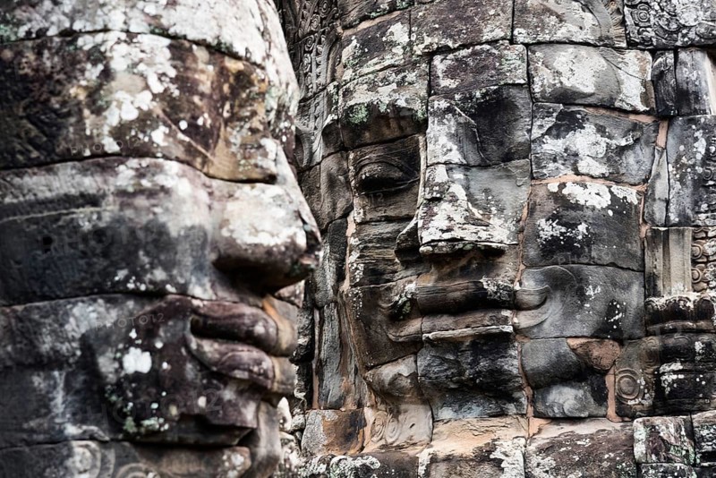 Asia, Southeast Asia, Cambodia, temples, temple complex, Angkor Wat, Buddha figures, Buddhism