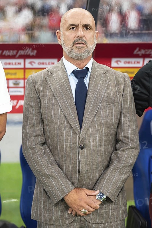 CHORZOW, POLAND - JUNE 6, 2025: Friendly match Poland - Moldova. Head coach Michal Probierz