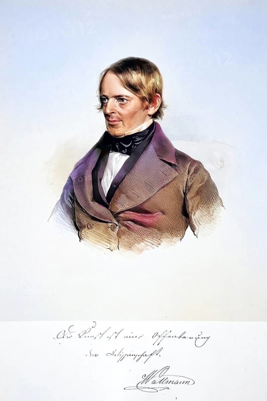 Joseph Freiherr Wattmann von Maëlcamp-Beaulieu (also Wattmann-Maëlcamp-Beaulieu, Wattmann von Maelcamp-Beaulieu and sometimes incorrectly Maëlcomp or Maelcomp, born 6 March 1789 in Oberlangbath near Ebensee, died 14 September 1866 in Vienna) was an Austrian surgeon, Historical, digitally restored reproduction from a 19th century original, Record date not stated