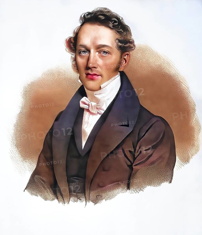 Josef Johann Knolz (1791-1862), Austrian physician, Historical, digitally restored reproduction from a 19th century original, Record date not stated