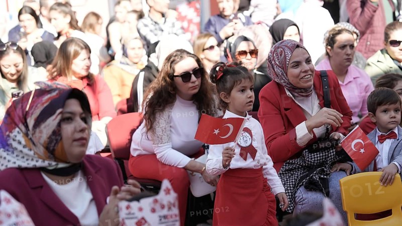 Children celebrate the 102nd anniversary of the Republic Day of Turkey, a national holiday commemorating October 29, 1923, when Mustafa Kemal Atatürk proclaimed the foundation of the Republic of Turkey. Gaziantep, Turkey – October 29, 2025, Gaziantep, Gaziantep, Turkey